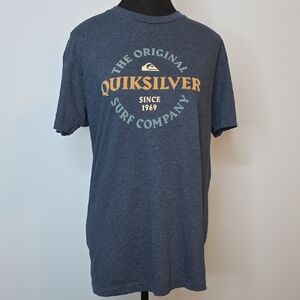 Quiksilver Men's Blue Surf Company Tee
